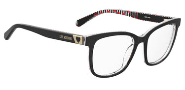 Premium Women Moschino Love Model Eyeglasses: MOL585 - Black(2)- SpecSMART Eye Clinic (Diagonal View)